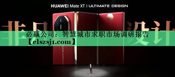 智慧城市求职市场调研报告